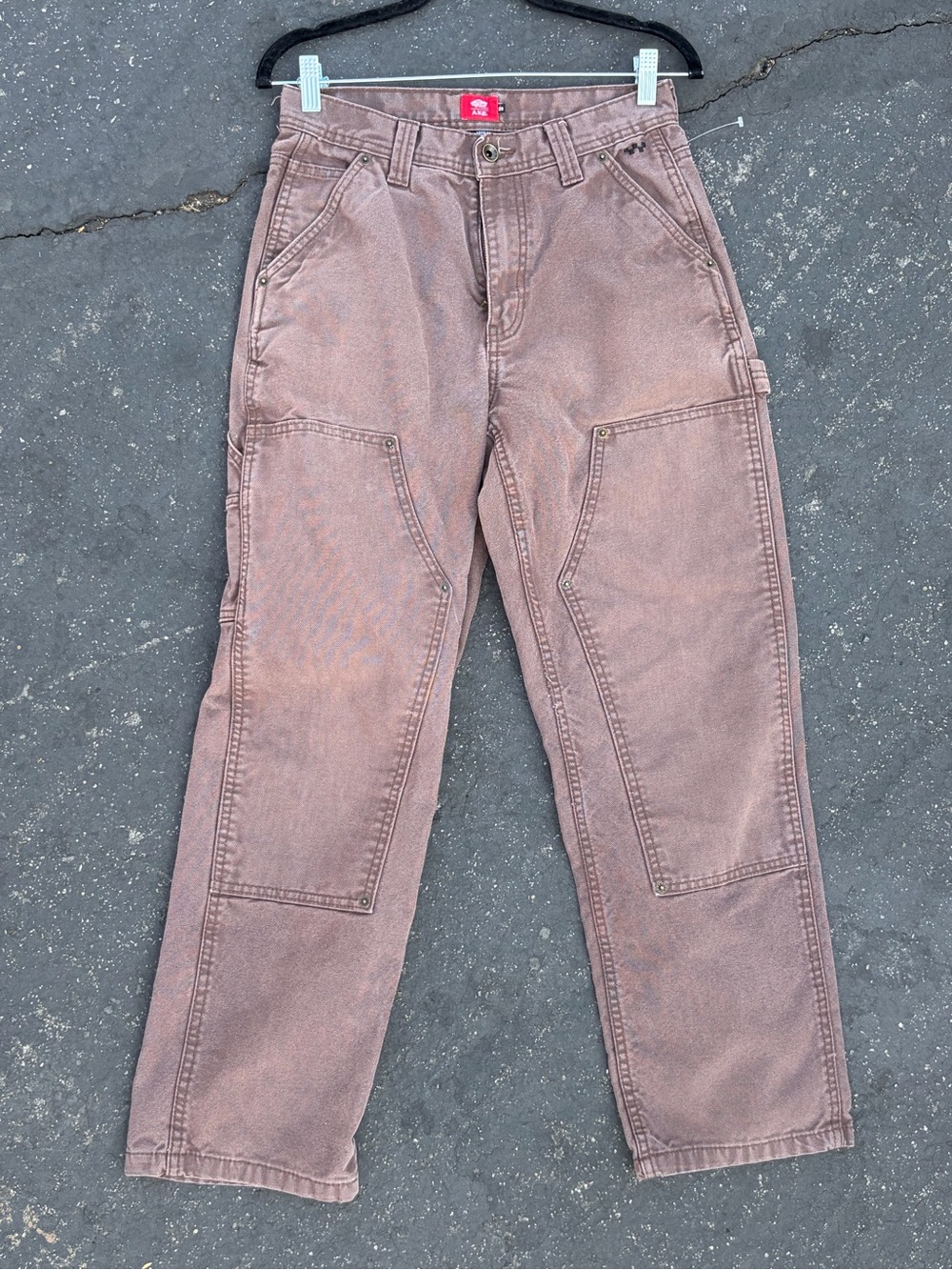 Vans AVE Skate Drill Chore Loose Carpenter Double Knee Pants Mens Size 28”